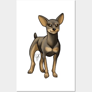 Dog - Miniature Pinscher - Black and Tan Posters and Art